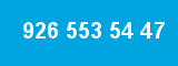 926 553 54 47 926 553 54 47